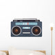 Antique Boombox Wall Decal