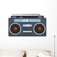 Antique Boombox Wall Decal