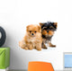 Two Puppies Wall Decal