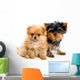 Two Puppies Wall Decal