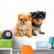Two Puppies Wall Decal
