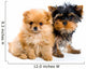 Two Puppies Wall Decal