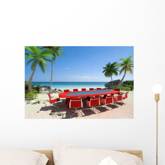 Palm Beach Meeting Wall Decal