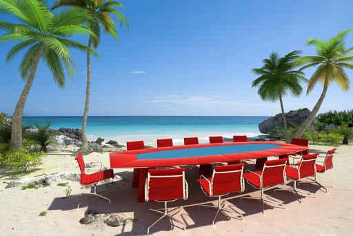Palm Beach Meeting Wall Decal