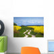 Rape Field and Alps Wall Decal