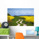 Rape Field and Alps Wall Decal