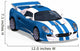 Blue Racing Car Wall Decal