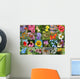 Butterfly and Flower Collage Wall Decal