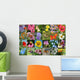 Butterfly and Flower Collage Wall Decal