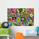 Butterfly and Flower Collage Wall Decal