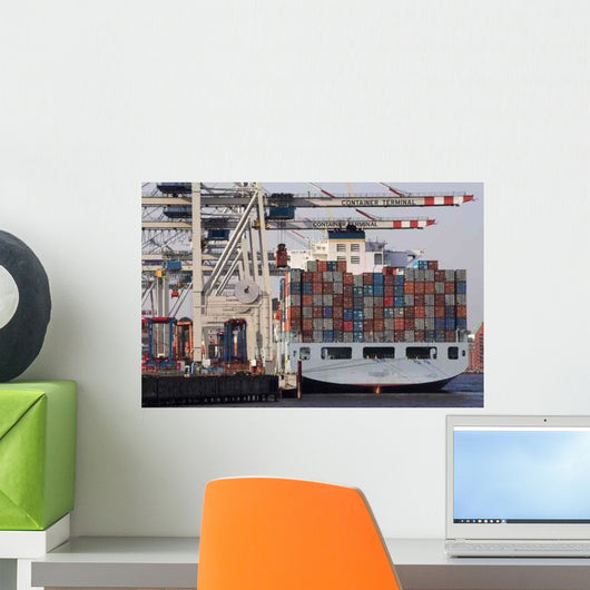 Container Ship Wall Decal