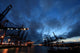 Port Hamburg Eurokai Harbor Wall Decal