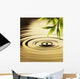 Fresh Bamboo Leaves over Wall Decal Design 1