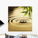 Fresh Bamboo Leaves over Wall Decal Design 1