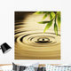 Fresh Bamboo Leaves over Wall Decal Design 1