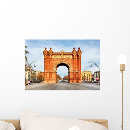 Triumph Arch Barcelona Summer Wall Decal
