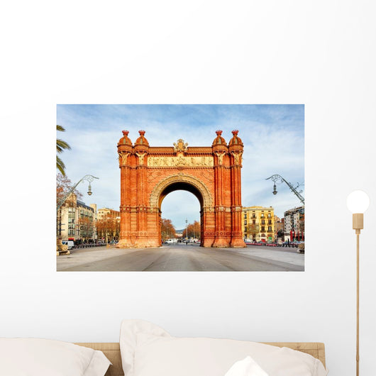 Triumph Arch Barcelona Summer Wall Decal