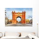 Triumph Arch Barcelona Summer Wall Decal