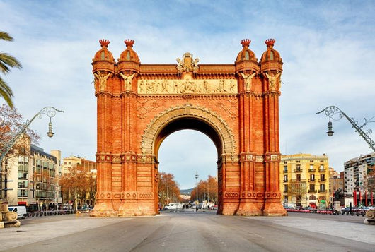 Triumph Arch Barcelona Summer Wall Decal