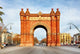 Triumph Arch Barcelona Summer Wall Decal
