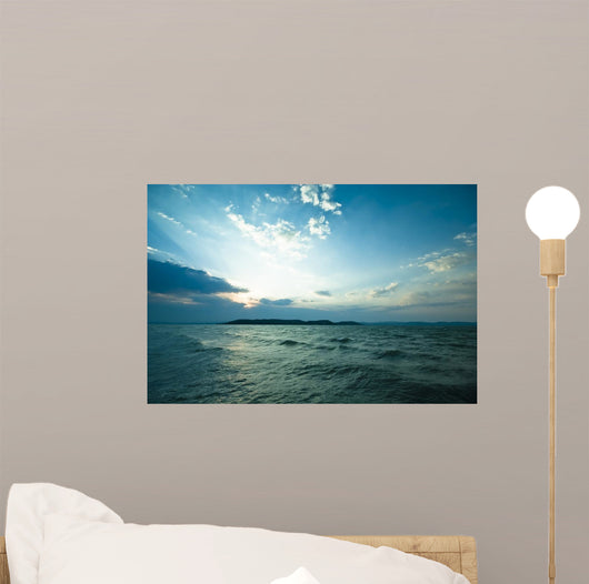 Sunset Scene Wall Decal