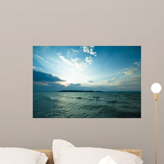 Sunset Scene Wall Decal
