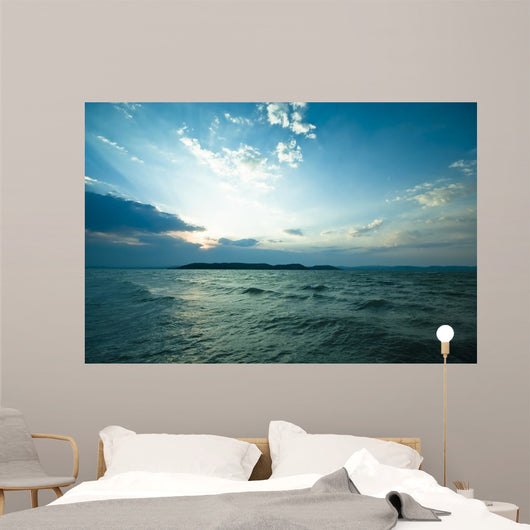 Sunset Scene Wall Decal
