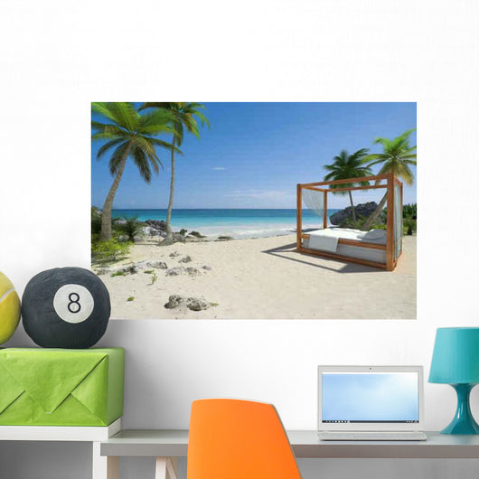 Beach Massage Wall Decal