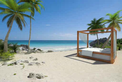 Beach Massage Wall Decal