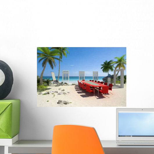 Palm Beach Meeting 2 Wall Decal