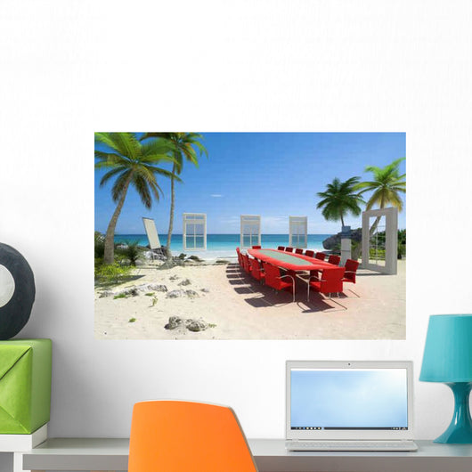 Palm Beach Meeting 2 Wall Decal