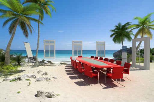 Palm Beach Meeting 2 Wall Decal