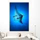 Manta Ray Wall Decal