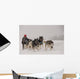 Dog Sledding Wall Decal
