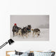 Dog Sledding Wall Decal