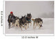 Dog Sledding Wall Decal