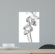 Abstract Grey Smoke Wall Decal Design 2
