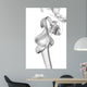 Abstract Grey Smoke Wall Decal Design 2