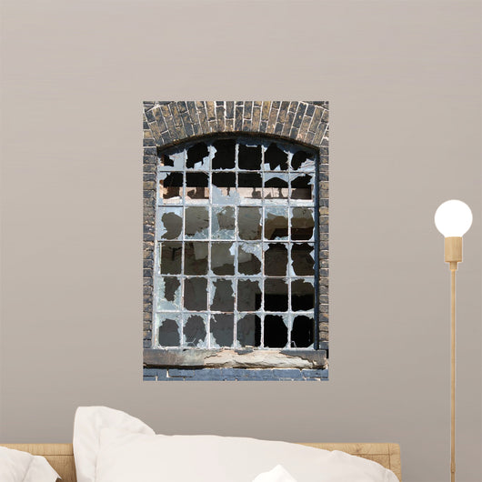 Broken Window Wall Decal