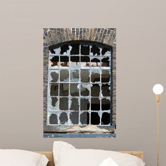 Broken Window Wall Decal