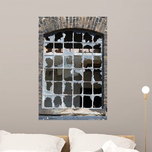Broken Window Wall Decal