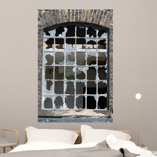 Broken Window Wall Decal