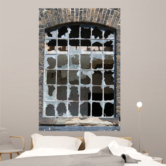Broken Window Wall Decal