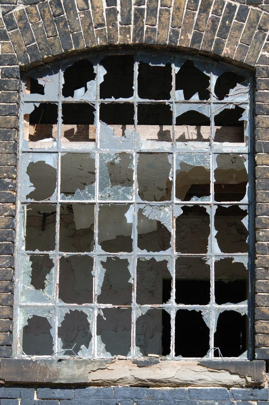 Broken Window Wall Decal