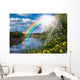 Landscape with Rainbow River Wall Decal