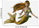 Golden Mermaid Wall Decal