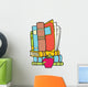 Book Worm Wall Decal
