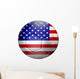 USA Soccer Ball Wall Decal