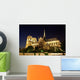Nighttime Notre Dame Paris Wall Decal