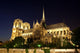 Nighttime Notre Dame Paris Wall Decal
